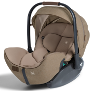 Joie Signature i-Level Pro i-Size Babyschale in der Premium-Farbe Sandstone – erhältlich bei Baby-Land Crimmitschau nahe Chemnitz und Gera.